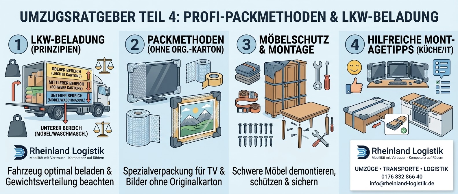 Profi-Handbuch: Packen, LKW-Beladung & Montage