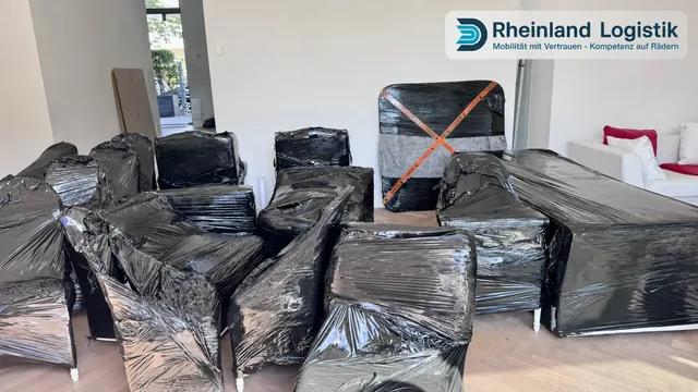 Geschützte und transportbereite Möbel